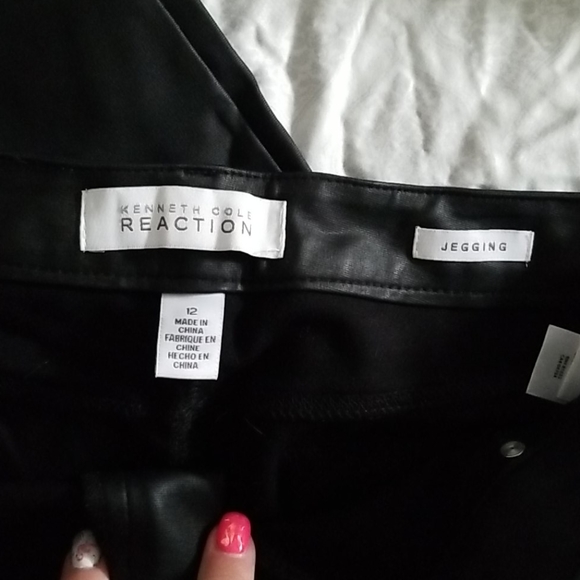 Kenneth Cole jeggings pleather - Picture 3 of 3